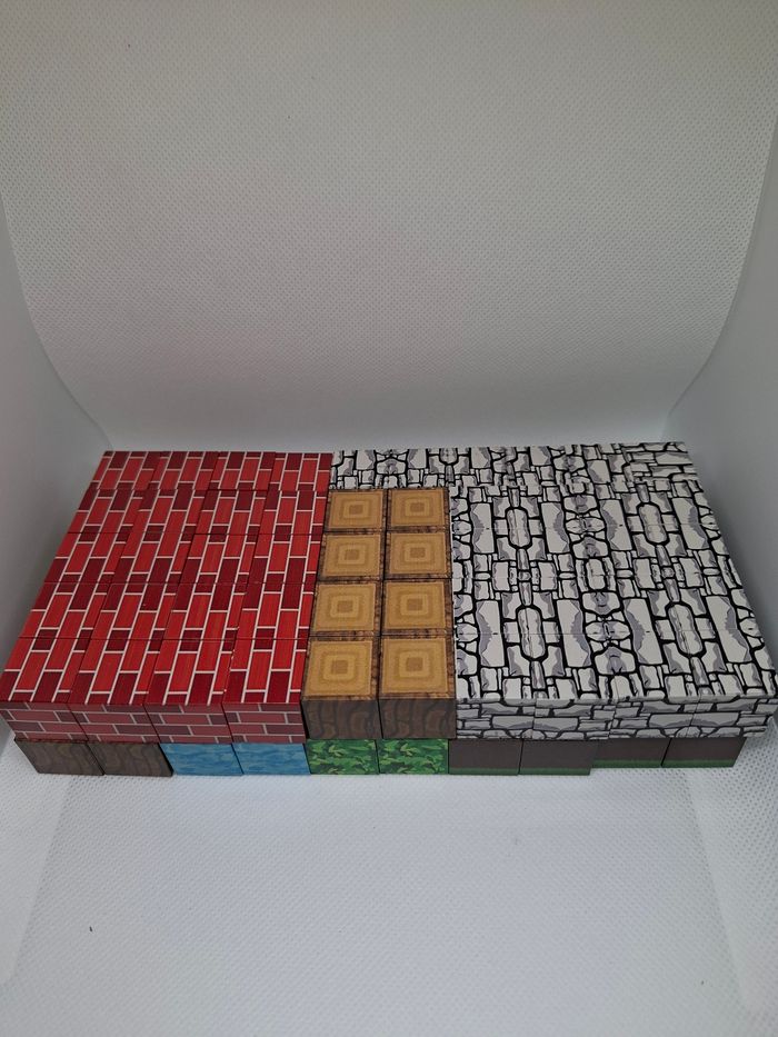 Cube minecraft magnétiques - photo numéro 3