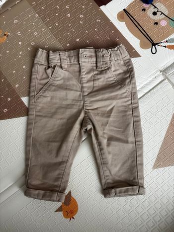 Pantalon beige Kiabi