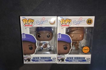 Lot 2 Figurines Funko Pop / Jackie Robinson 42 / Dodgers / Baseball (1Normal+1 Chase)