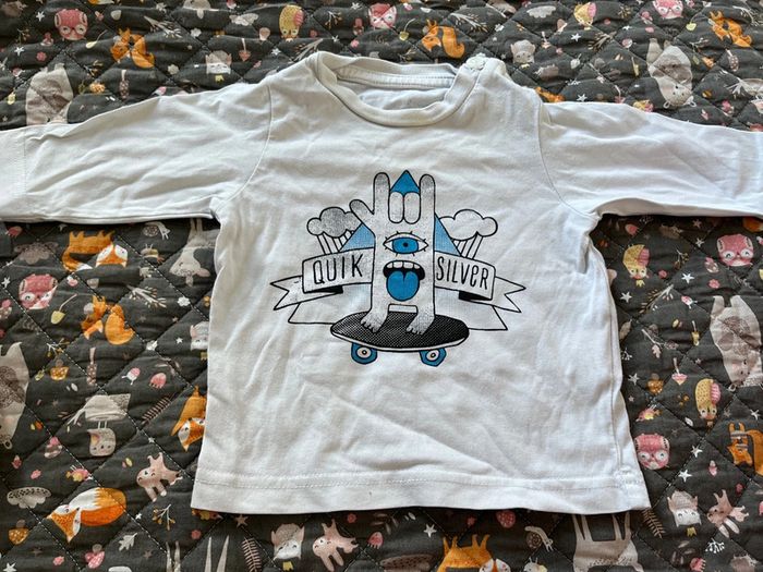 2 t-shirt QuickSilver 3mois - photo numéro 4