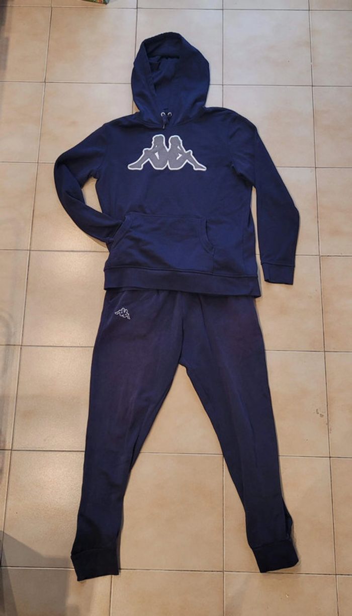 Ensemble survetement jogging sport Kappa bleu foncé Medium taille M