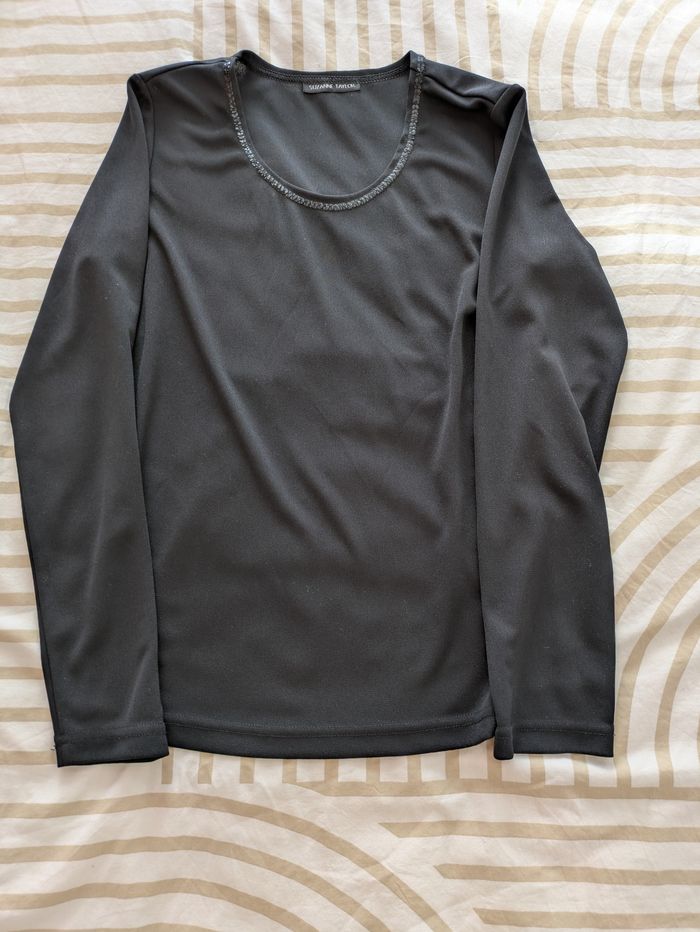 Haut Manches Longues Noir Suzanne Taylor