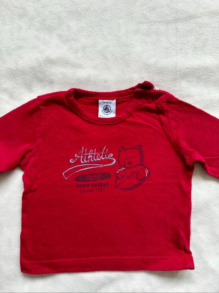 T-shirt petit bateau 3 mois - photo numéro 2