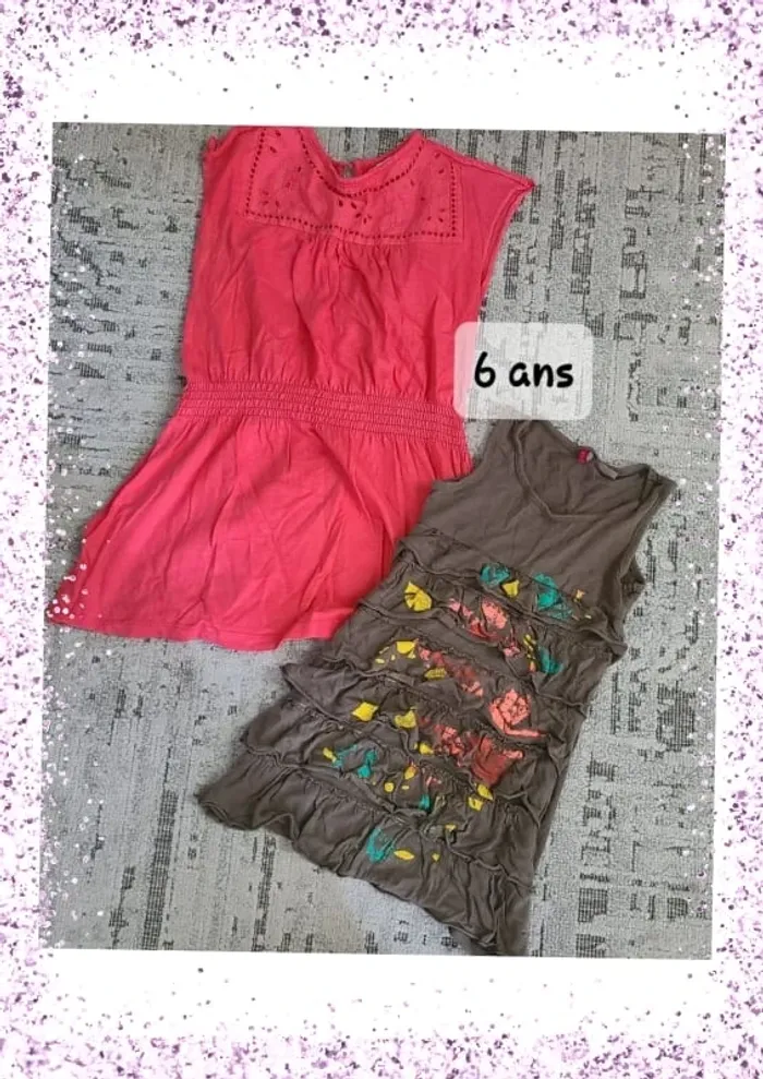 Lot robes 6 ans