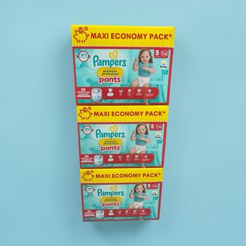 Lot de 3 Maxi Pack de 74 (donc 222) couches Pampers Premium Protection  Pants [taille 5 : 11 à 17 kg]