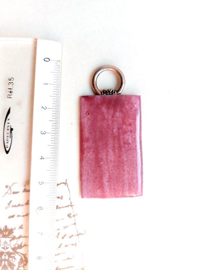 Magnifique pendentif coloré style vintage bohème - photo numéro 4