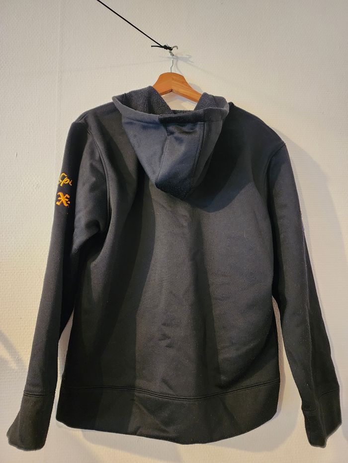 Sweat zippé noir homme - photo numéro 2