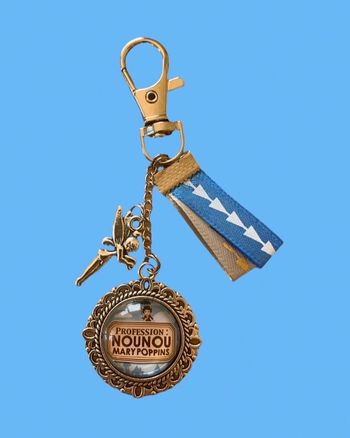 Bijoux de sacs « Profession nounou  Mary Poppins»