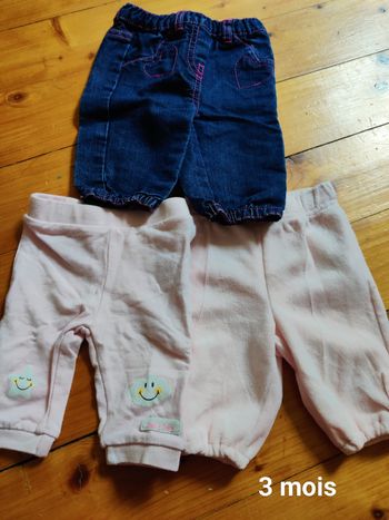 3 pantalons fille ML 3m