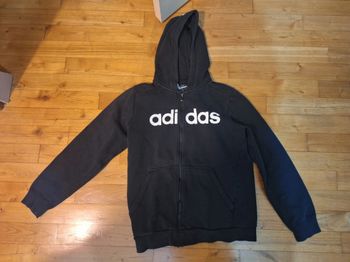 Sweat zippé ado marque adidas taille 15.16 ans ou 176 cm