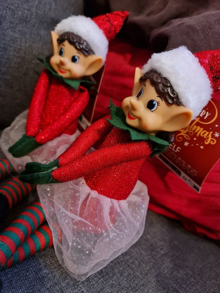 Lutin farceur fille Noël neuf - photo numéro 3