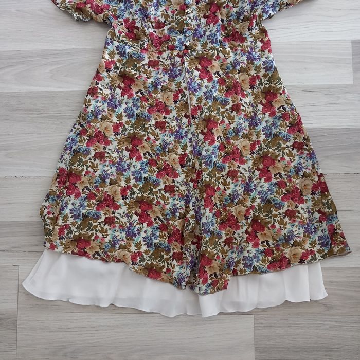 Robe longue à motifs avec doublure C&A taille 36 - photo numéro 6