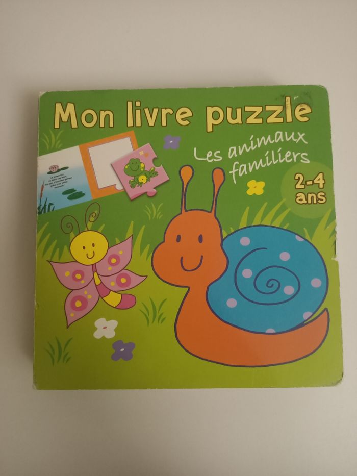 Mon livre Puzzle Les animaux familiers