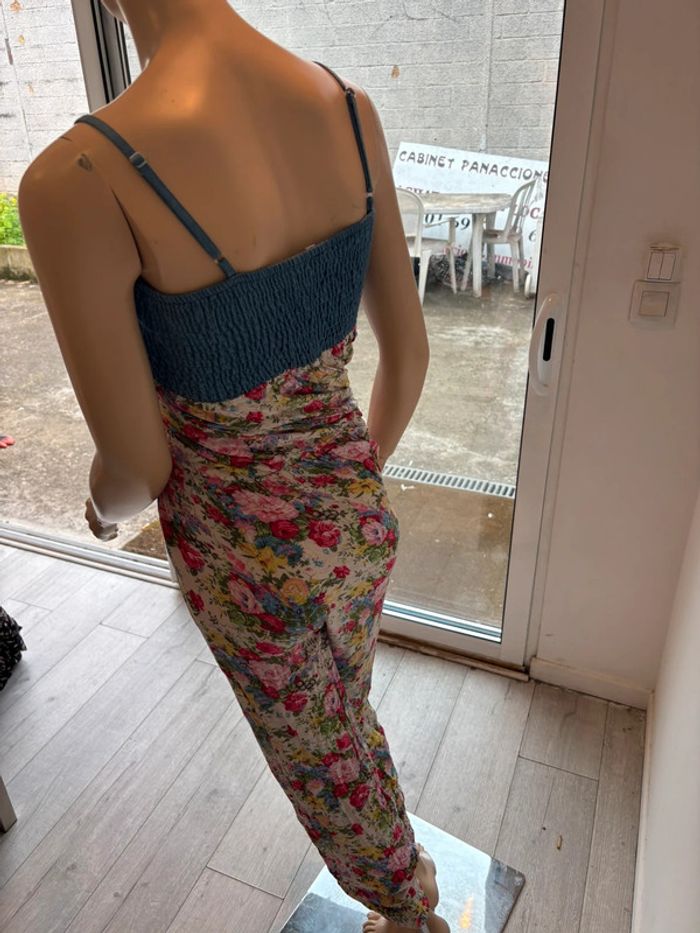 Combinaison pantalon à fleurs neuf boutique parisienne - photo numéro 8