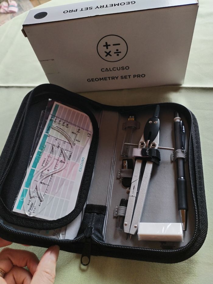 set de géométrie compas