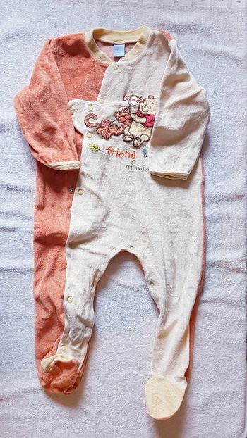 Pyjama velour Disney 24 mois