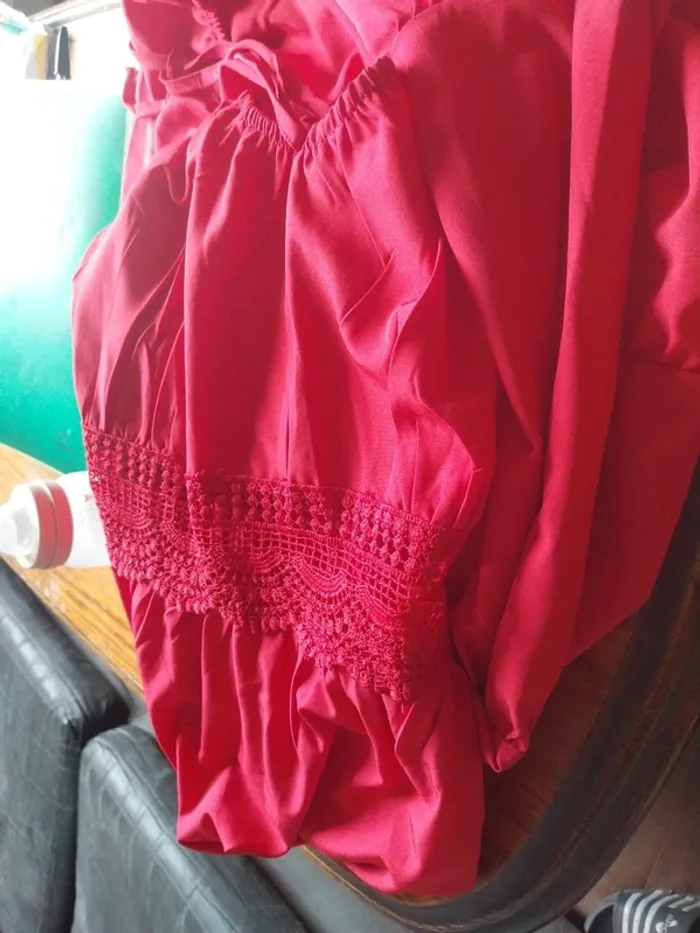 Robe longue rouge - photo numéro 3