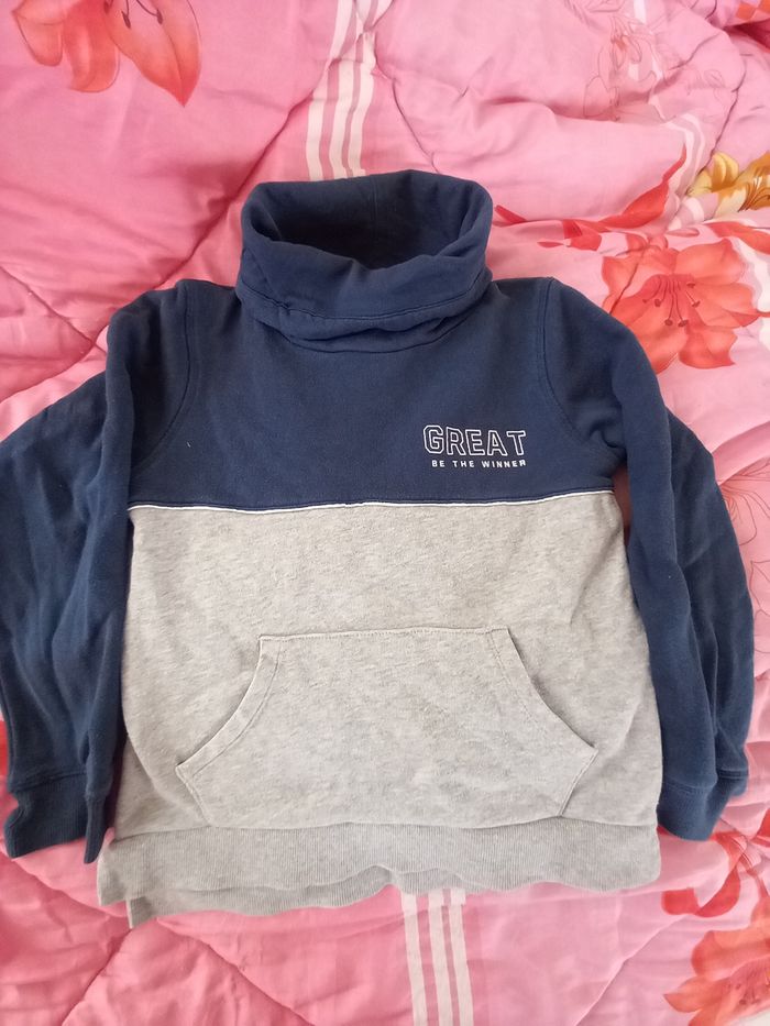 Sweat-shirt col rouler 8 ans - photo numéro 2