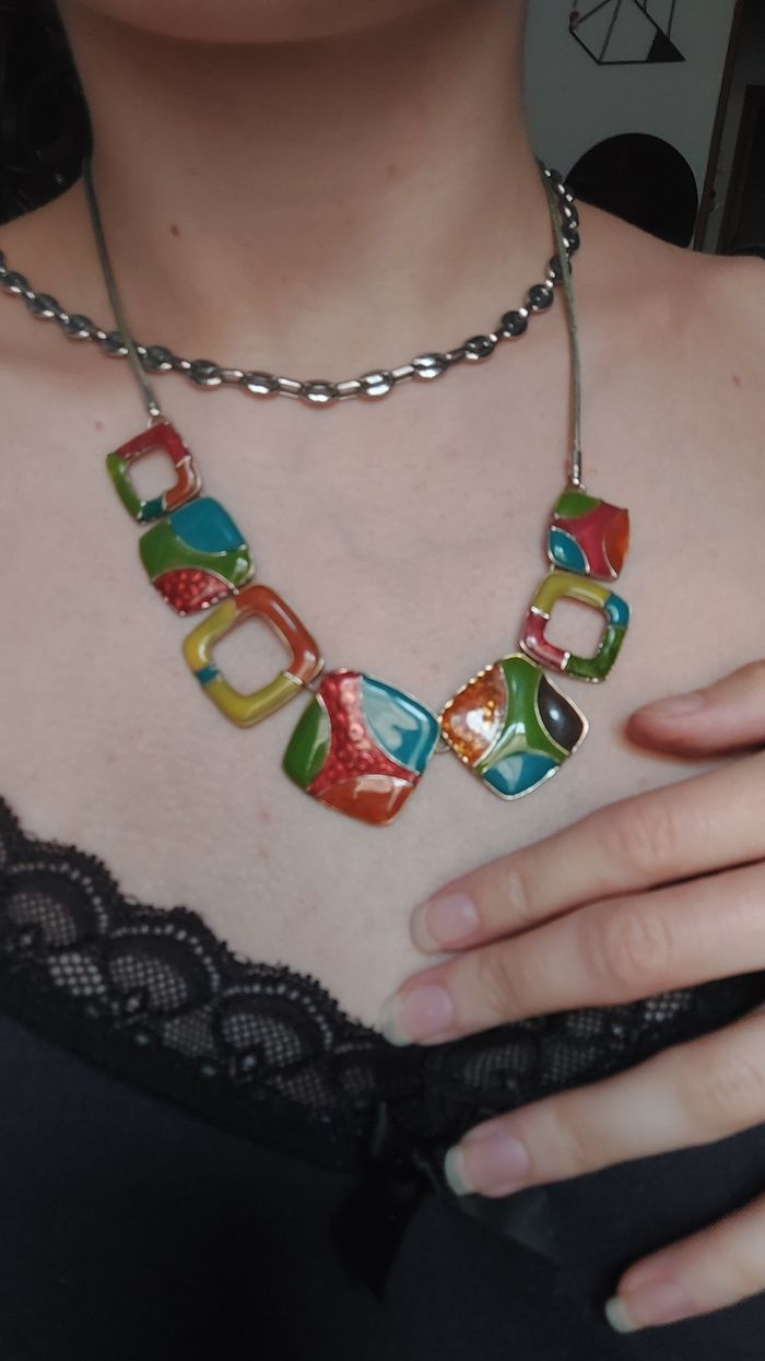 Lot de bijoux marron et multicolore - photo numéro 10