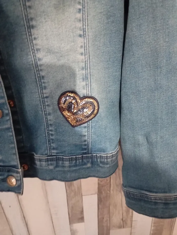Veste jean taille 10 ans - photo numéro 3