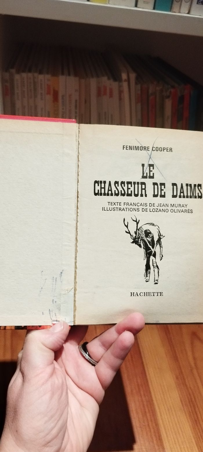 Livre vintage Le chasseur de daims - photo numéro 3