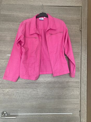 Veste en jean rose 16 ans