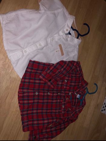 Lot 2 chemises 6 mois