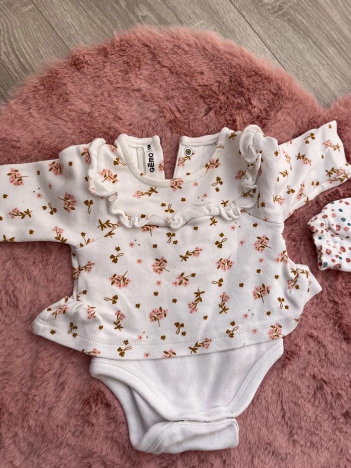 Lot 3 pull sweat 1 et 3 mois bébé fille - photo numéro 2