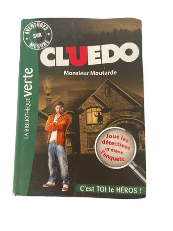 Livre Bibliothèque Cluedo Monsieur Moutarde Hachette