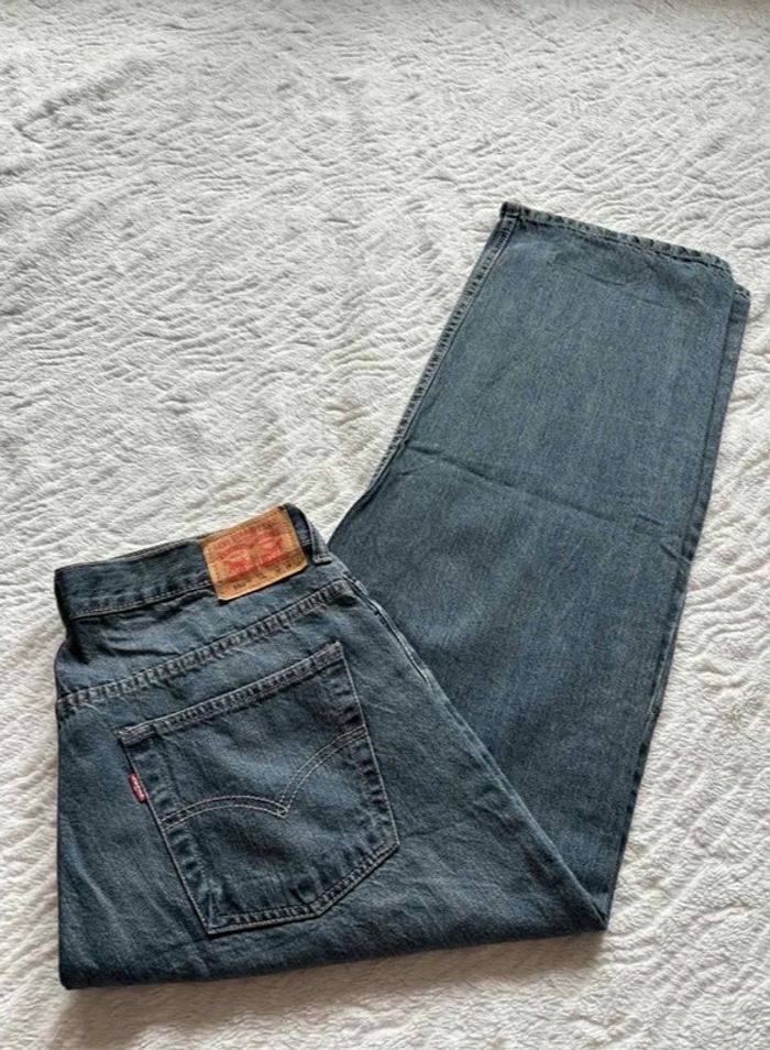 Jean levi’s 550 relaxed ample large loose wide homme bleu L 42/44 W32/33 L28 Y2K vintage
