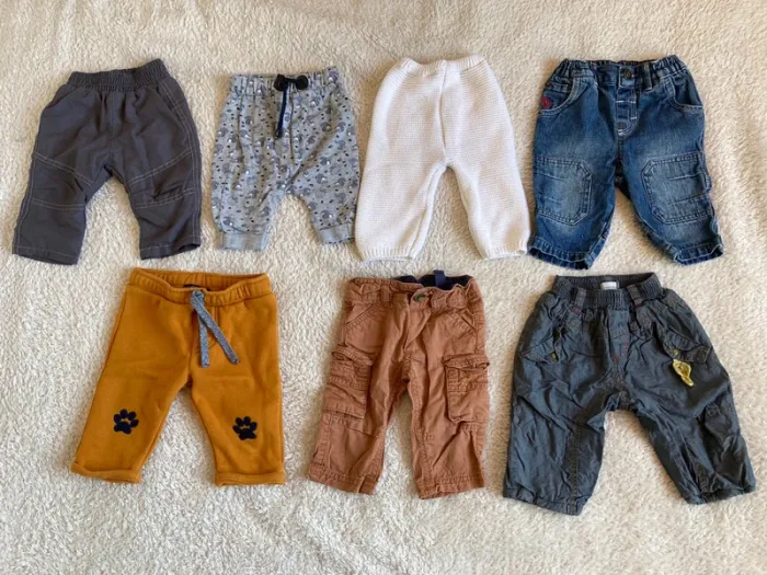 Lot de pantalons bébé 3 mois