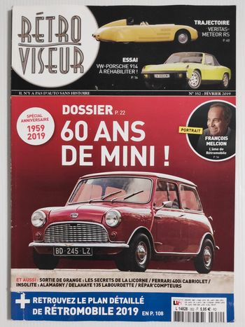 Rétroviseur n°352 - 60 ans de Mini