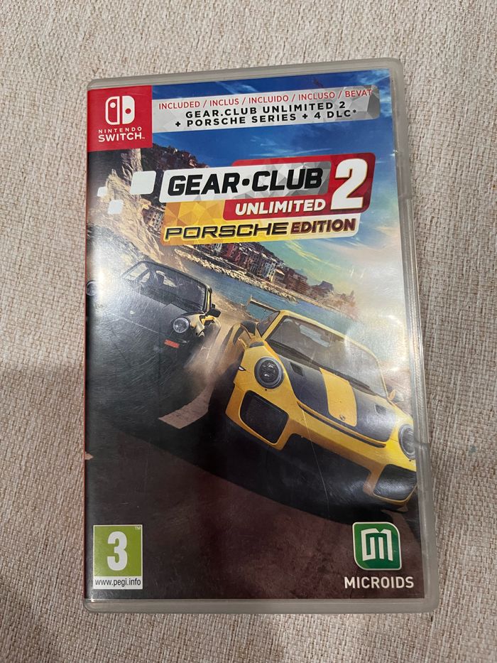Jeu Nintendo switch gear club 2 Porsche édition - photo numéro 1