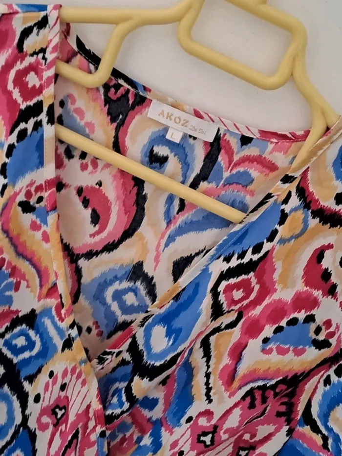 Robe multicolore Akoz de toi Taille L (40) - photo numéro 7