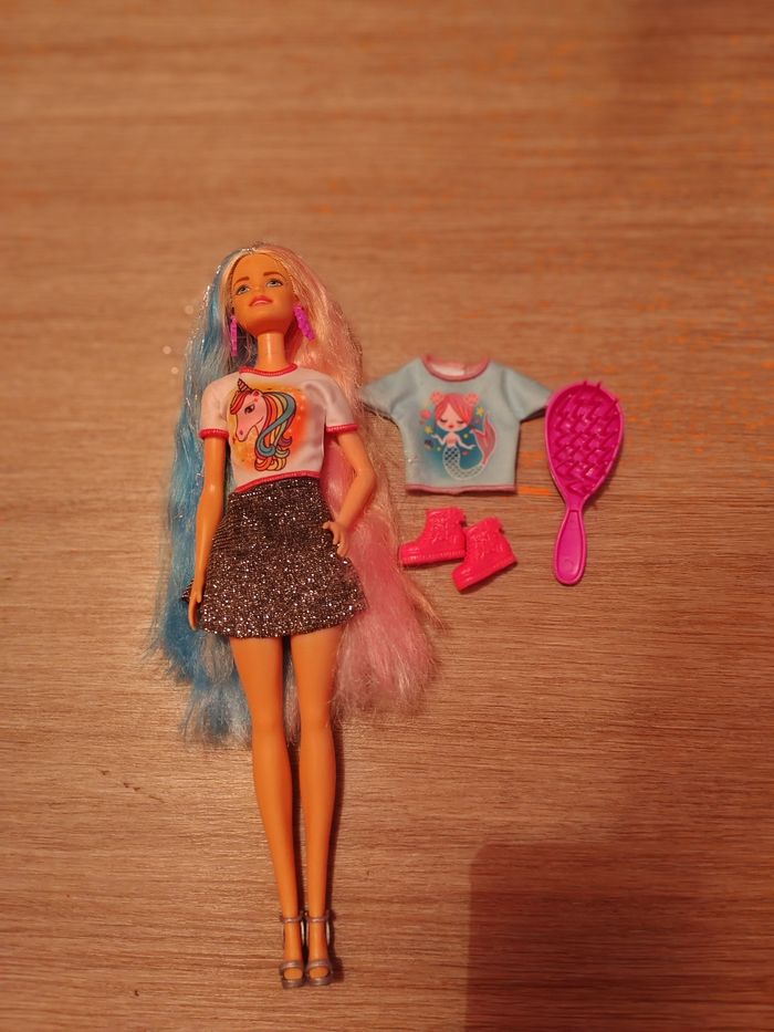 Barbie cheveux fantastiques 2 looks