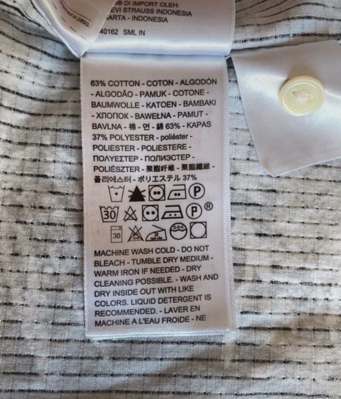 Chemise Levis taille XS coupe oversize Neuve - photo numéro 5