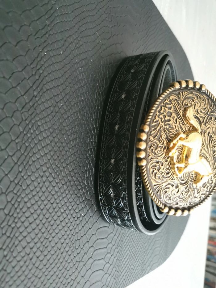 Ceinture de cowboy country cheval - photo numéro 3