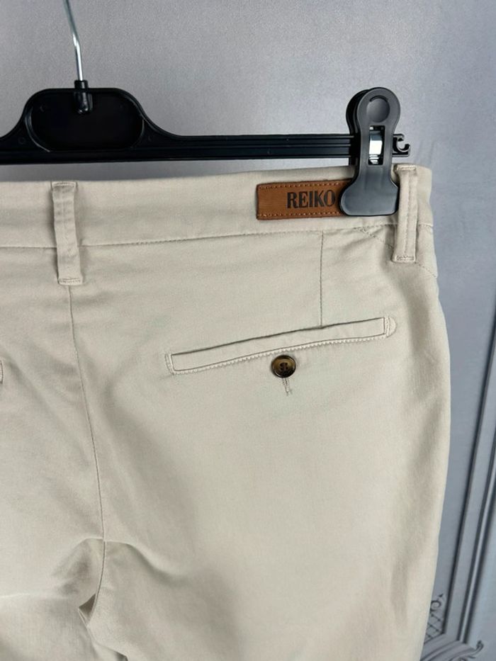Pantalon chino Reiko beige W31 neuf - photo numéro 5