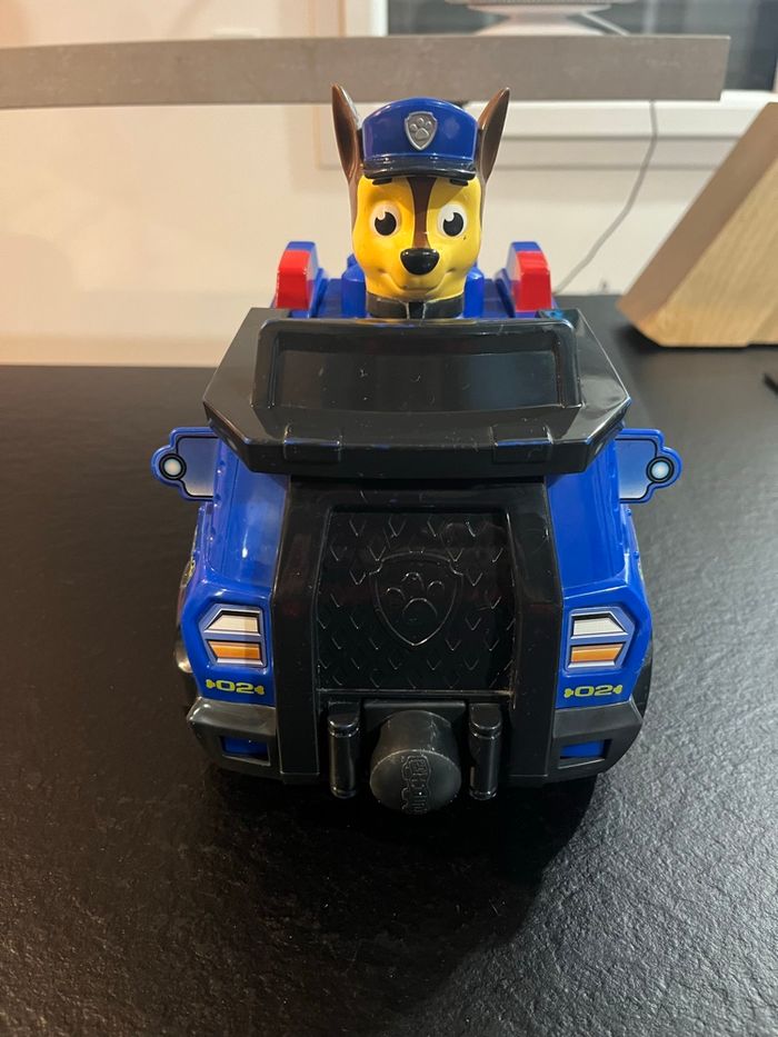 🚓 Véhicule Pat’ Patrouille avec figurine Chase – Bon état