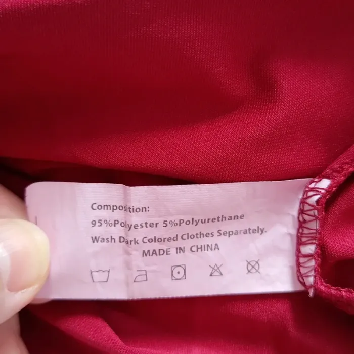 Débardeur rouge avec lacets - photo numéro 5