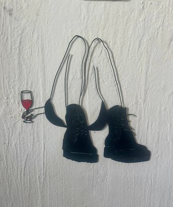 Art Mural Femme Vin