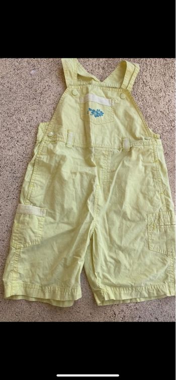 Combi short jaune et bleu Boutchou
