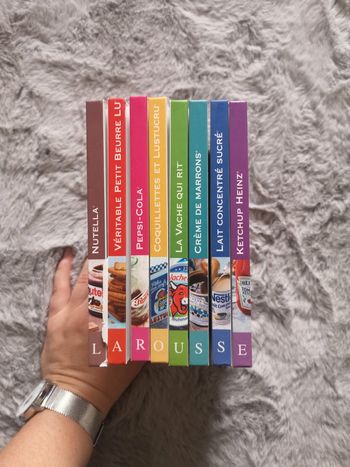 Lot de 8 livres recettes cuisine marques de toujours