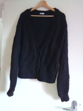Gilet mailles ajourées
