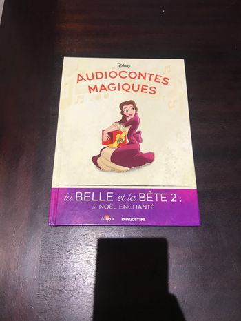 Livre noël enchanté la belle et la bête disney