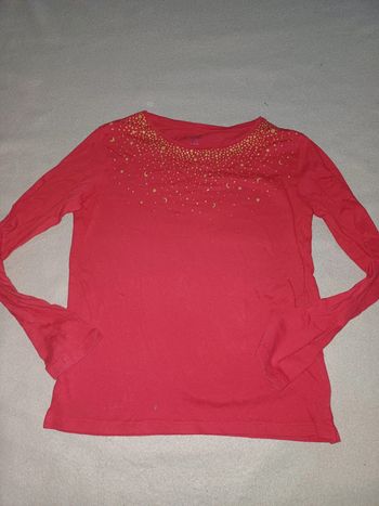 Superbe t shirt manches longues 10 ans fille