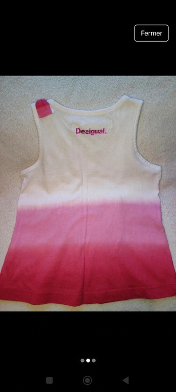 Débardeur Desigual Fille 3-4 ans - photo numéro 2