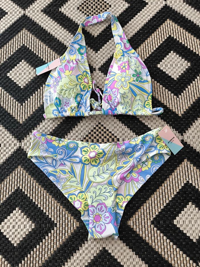 Maillot de bain bikini floral Taille S (36) Neuf