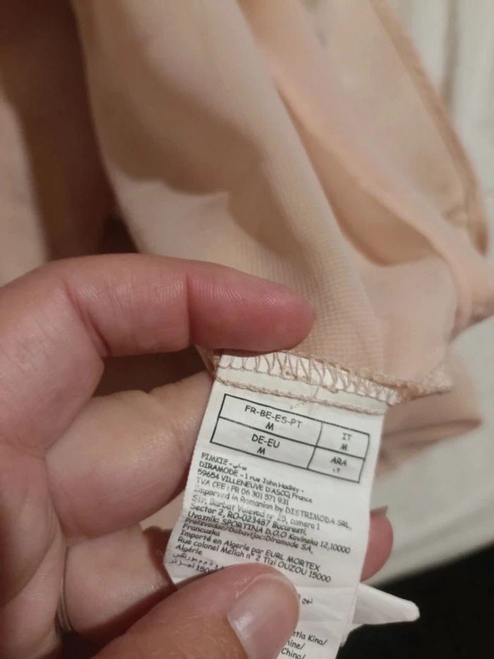 Robe d'été légère rose pâle t M - photo numéro 4