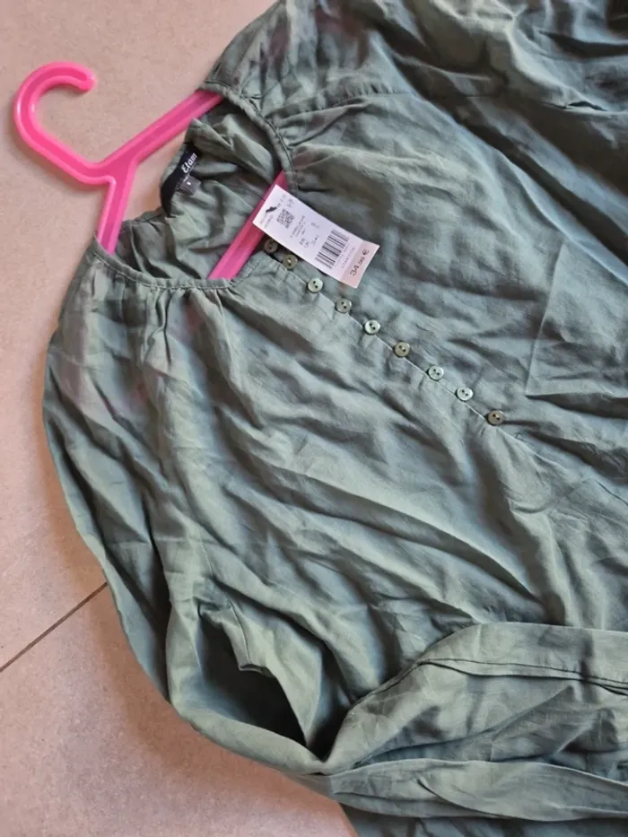 Blouse femme manches 3/4 Etam s neuve